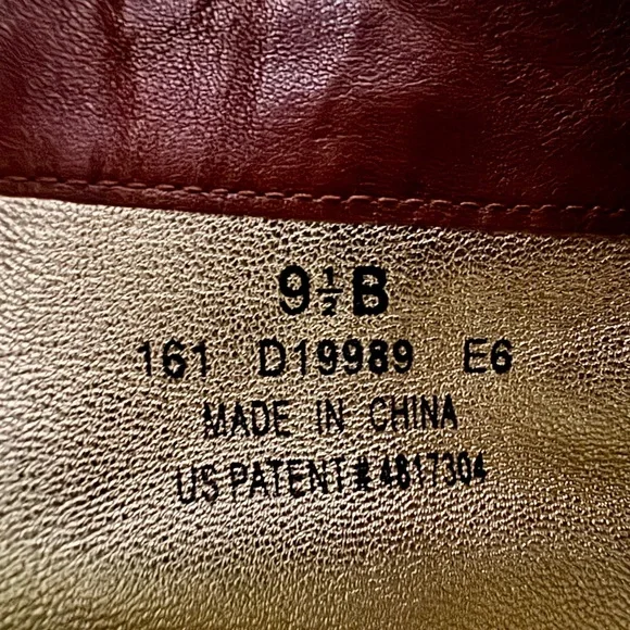 Vintage Cole Hann Nike Air G Series Heeled Brown Leather Boots - Picture 8 of 8